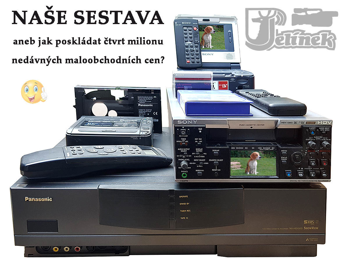 Část naší sestavy archivačních STROJŮ v roce 2022...