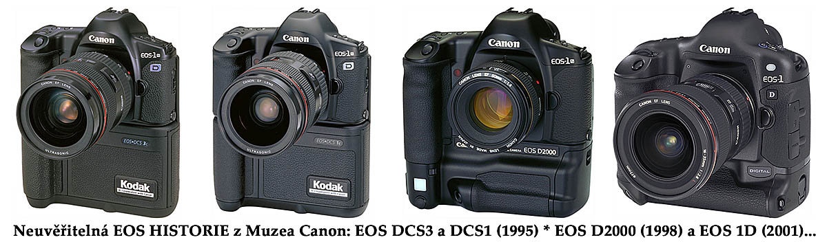 Muzeální historie Canon od fenoménu EOS: první modely Muzeální historie Canon od fenoménu EOS: první modely