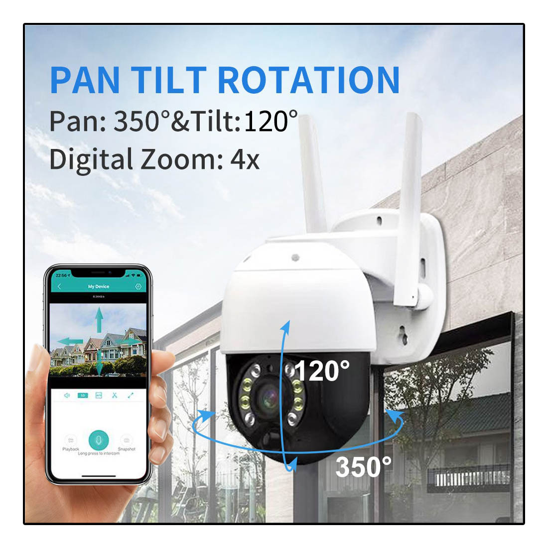 Půlkulatá Wi-Fi IP-kamera INNOTRONIK ICS-PT50...