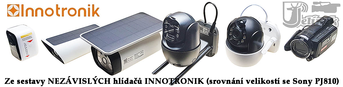 Sestava hlídacích kamer INNOTRONIK a srovnání s PJ810