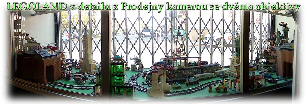 LEGOLAND jako celek z Prodejny širokoúhlou kamerou LEGOLAND jako celek z Prodejny širokoúhlou kamerou