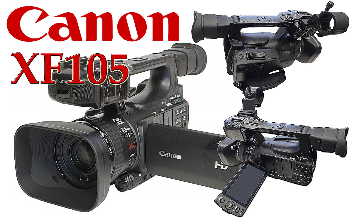 PROFESIONÁLNÍ krasavice Canon XF105 v detailech...