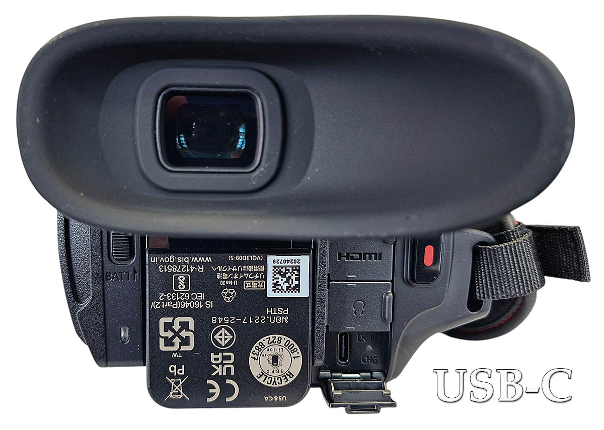 Jednou z novinek je osazení Videokamer portem USB-C