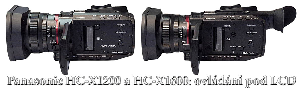 Představované Videokamery Panasonic X1200 a X1600 Představované Videokamery Panasonic X1200 a X1600