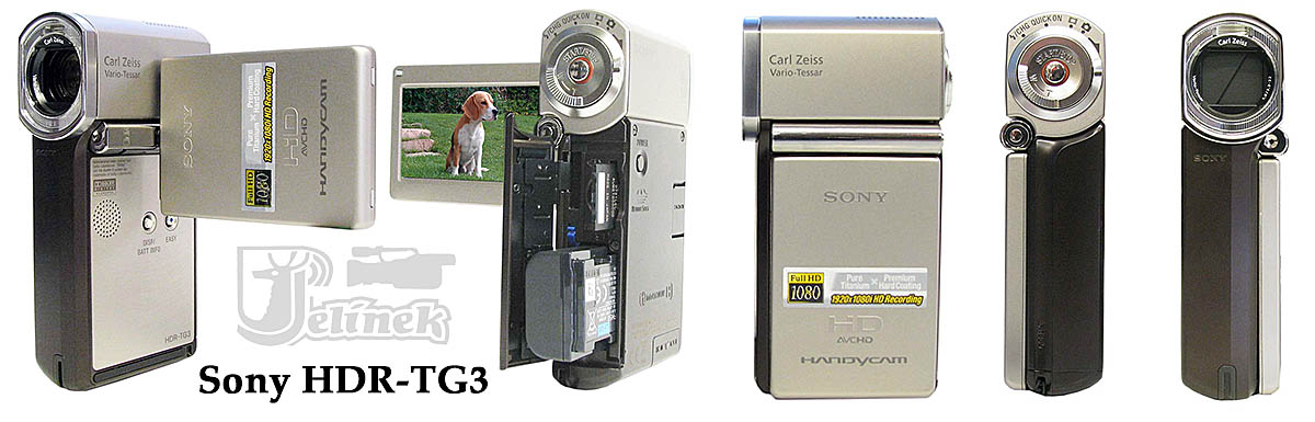 Videokamera Sony HDR-TG3 v 5ti detailech miniatury Videokamera Sony HDR-TG3 v 5ti detailech miniatury