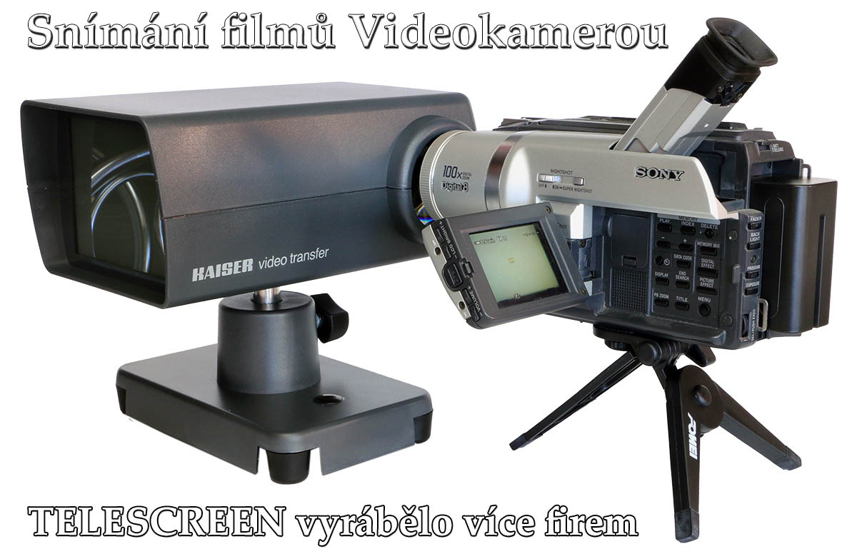 Dávný TELESCREEN firmy Hama pro digitalizaci filmů...