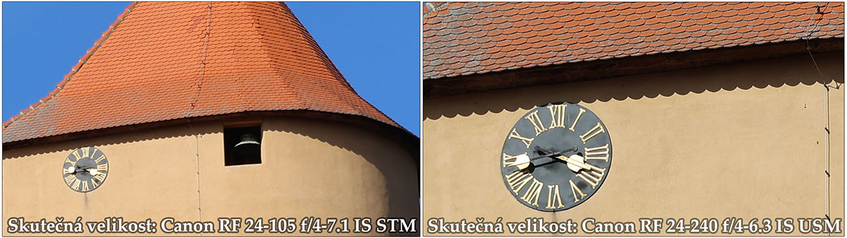 Představované objektivy 24-105 a 20-240 - srovnání... 