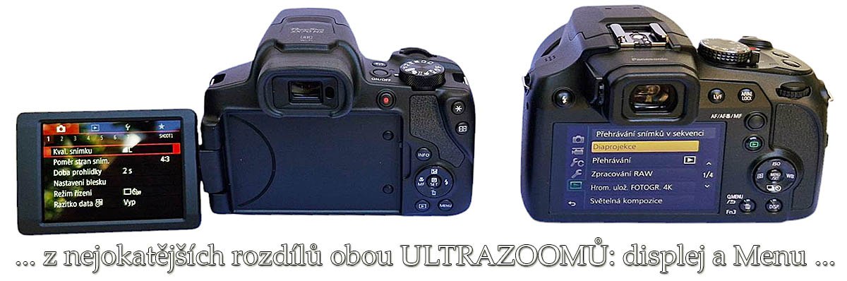 ULTRAZOOMOVÉ krásky Canon a Panasonic: displeje ULTRAZOOMOVÉ krásky Canon a Panasonic: displeje