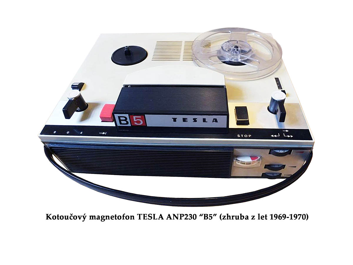 Legendární Kotoučový magnetofon Tesla ANP230 - B5