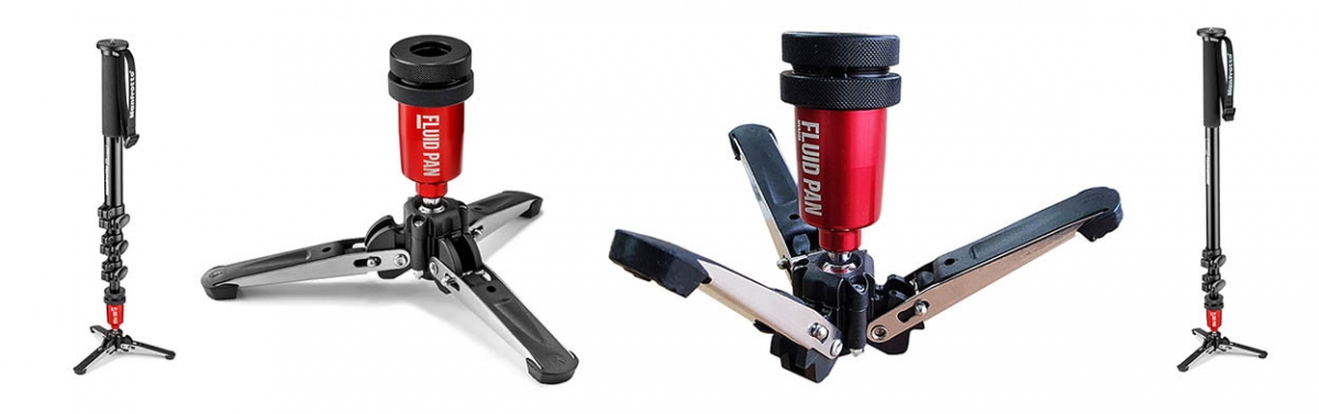 Lehčí verze troj-pacičky Manfrotto pro monopod 4PRO... Lehčí verze troj-pacičky Manfrotto pro monopod 4PRO...