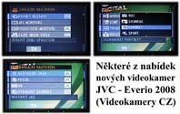 Koláž z nabídek JVC-Everio 2008 (Klikni pro zvětšení)