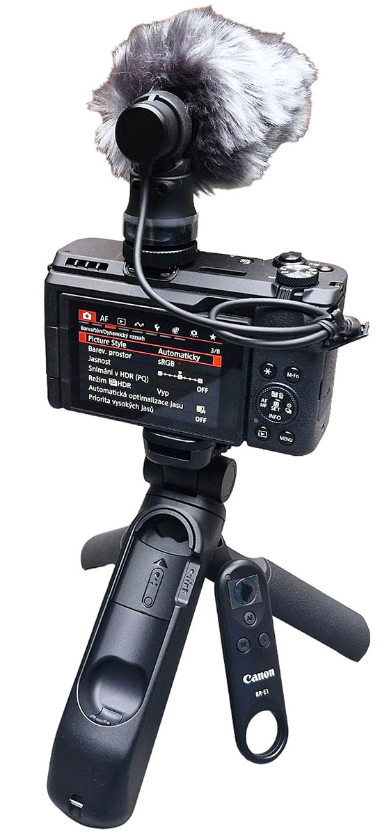 Speciální GRIP Canon BR-E1 jako trojnožka s ovládáním