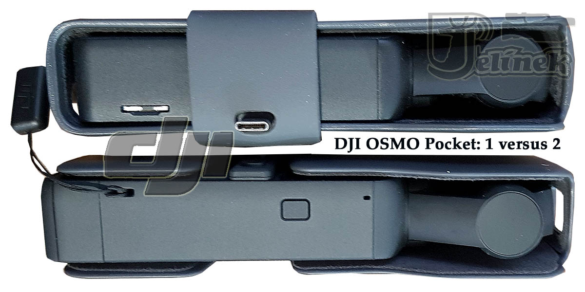 DJI OSMO POCKET-y 1 a 2: srovnání v pouzdrech... DJI OSMO POCKET-y 1 a 2: srovnání v pouzdrech...