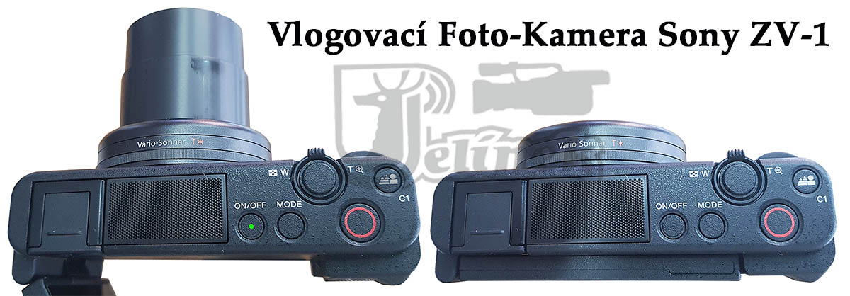 Vlogovací Foto-Kamera Sony ZV-1: 2 polohy objektivu